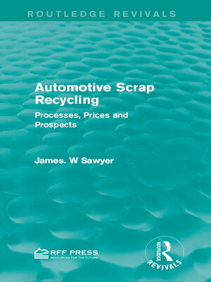 cover image of Automotive Scrap Recycling